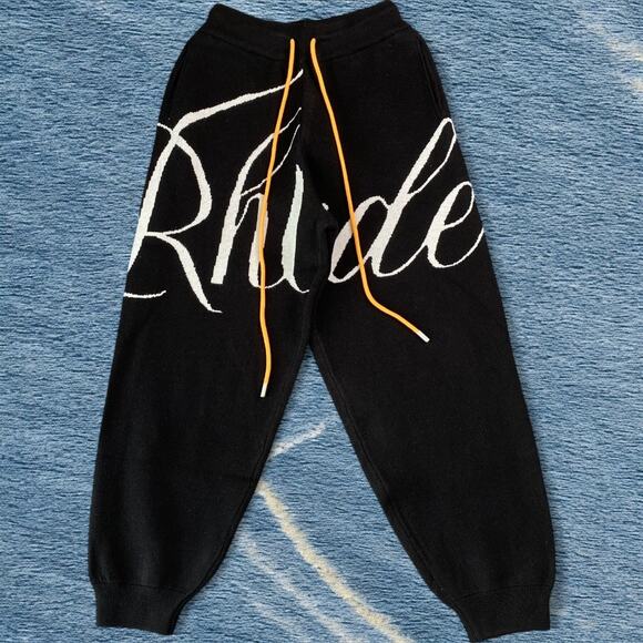 RHUDE Pants Black Men's Size Medium